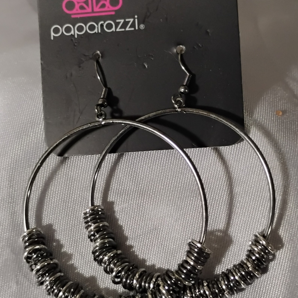 Paparazzi Silver Hoop Earrings